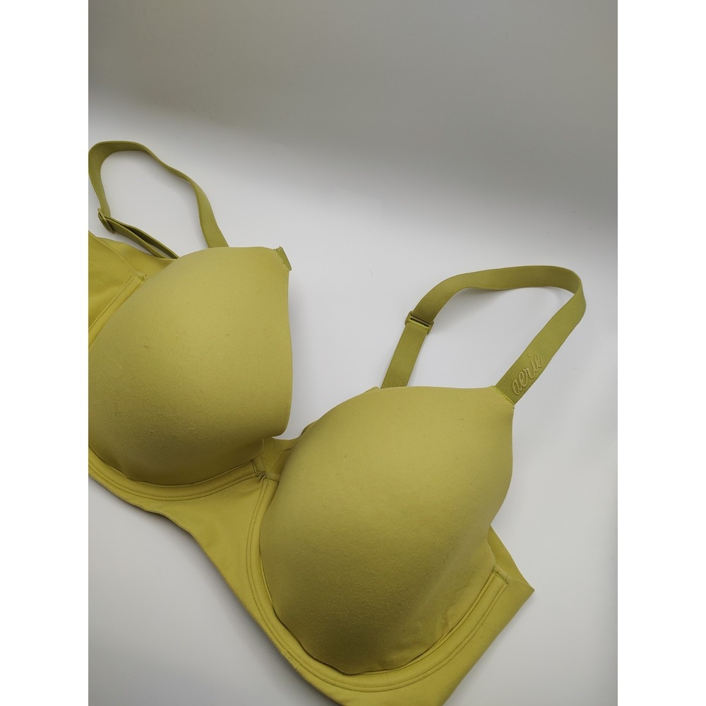 Aerie Real Free Full Coverage Bras Size 34C Grwen